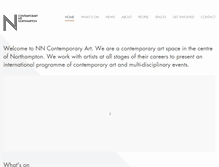 Tablet Screenshot of nncontemporaryart.org